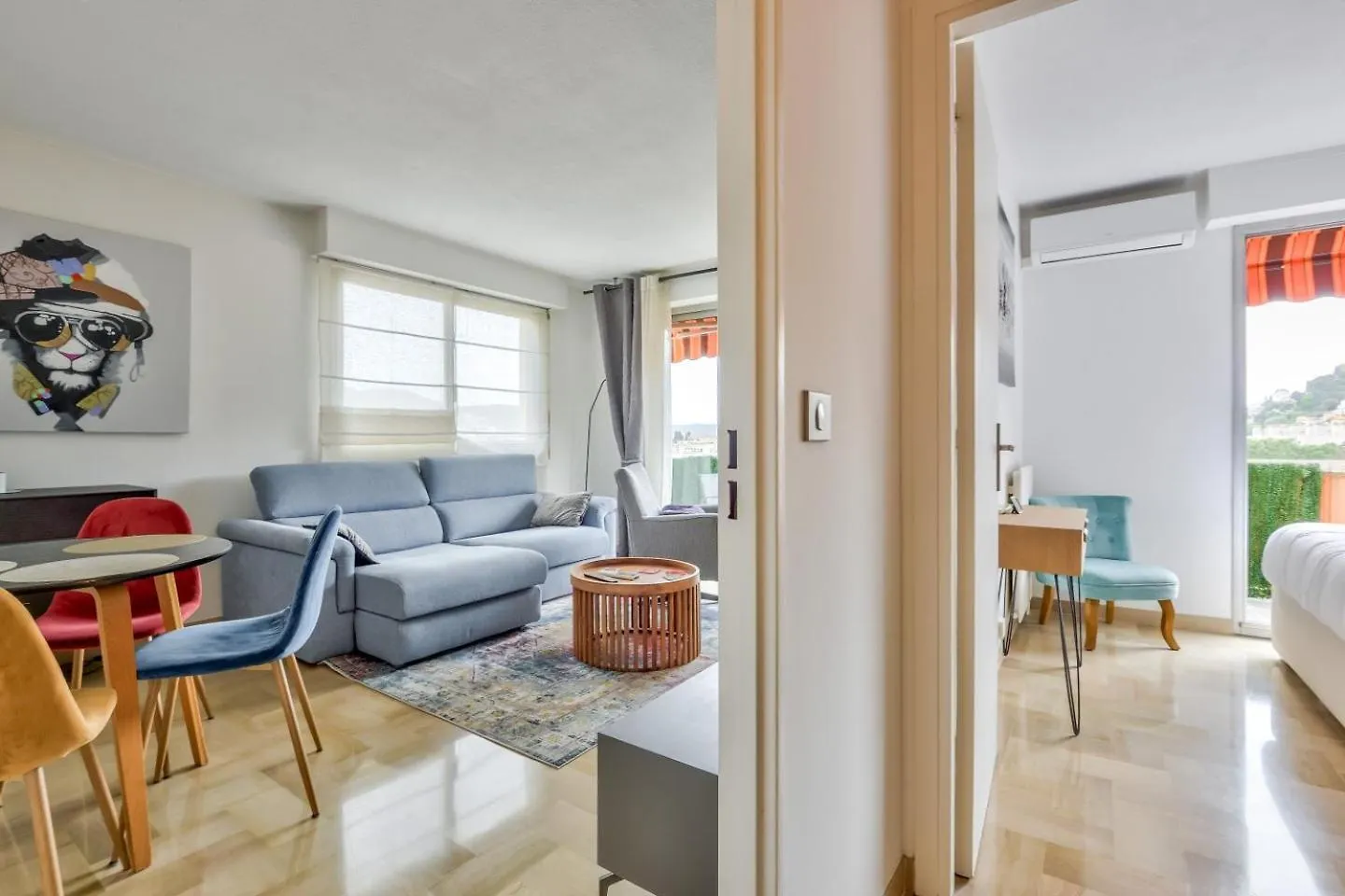 Amazing 1Br Flat With Balcony And City View In Haut De Nice