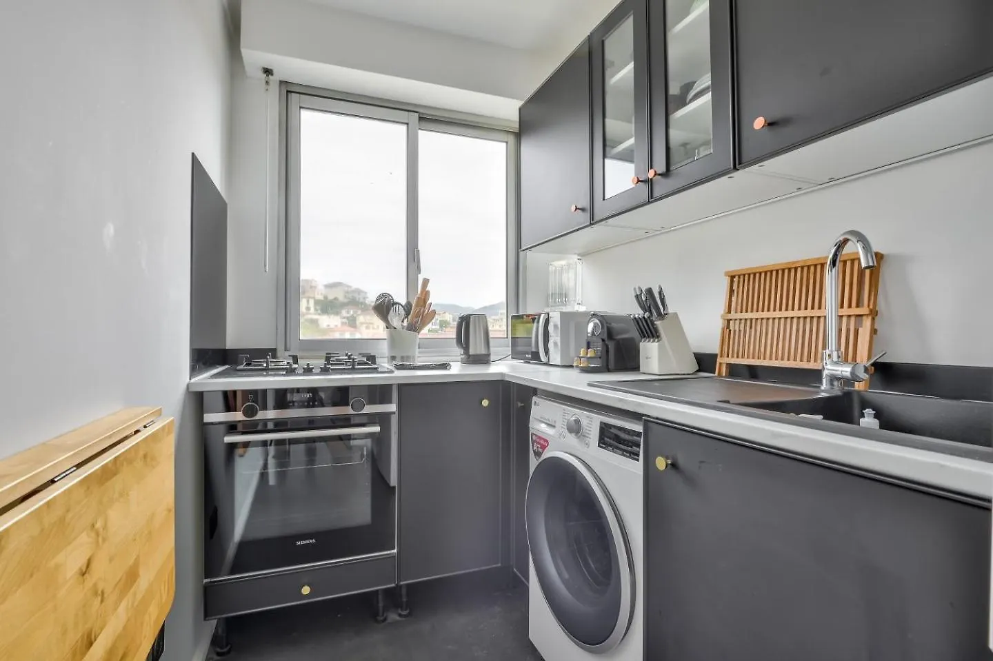 Amazing 1Br Flat With Balcony And City View In Haut De Nice 0*,